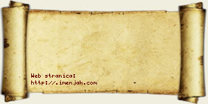 Dobrilo Jazački vizit kartica